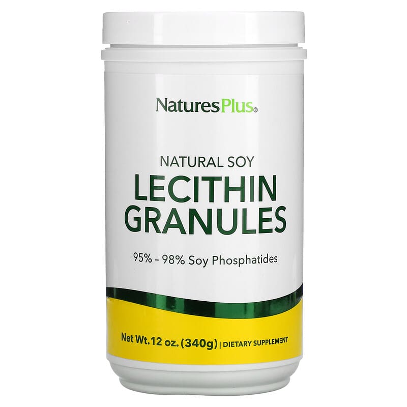 NaturesPlus Natural Soy Lecithin Granules 12 oz (340 g) 97467042100