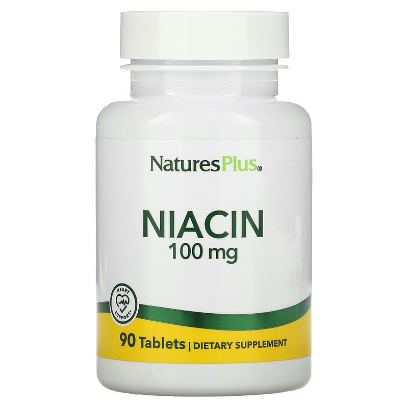 NaturesPlus Niacin 100 mg 90 Tablets 97467018501
