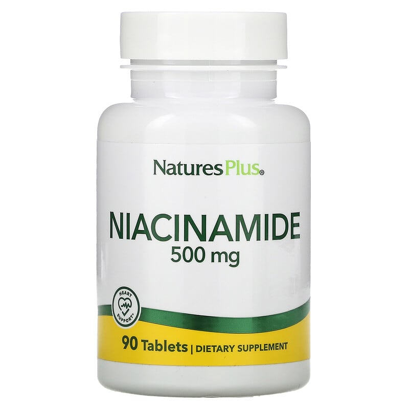 NaturesPlus Niacinamide 500 mg 90 Tablets 97467018907