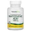 NaturesPlus Pantothenic Acid 1000 mg 60 Tablets 97467020603