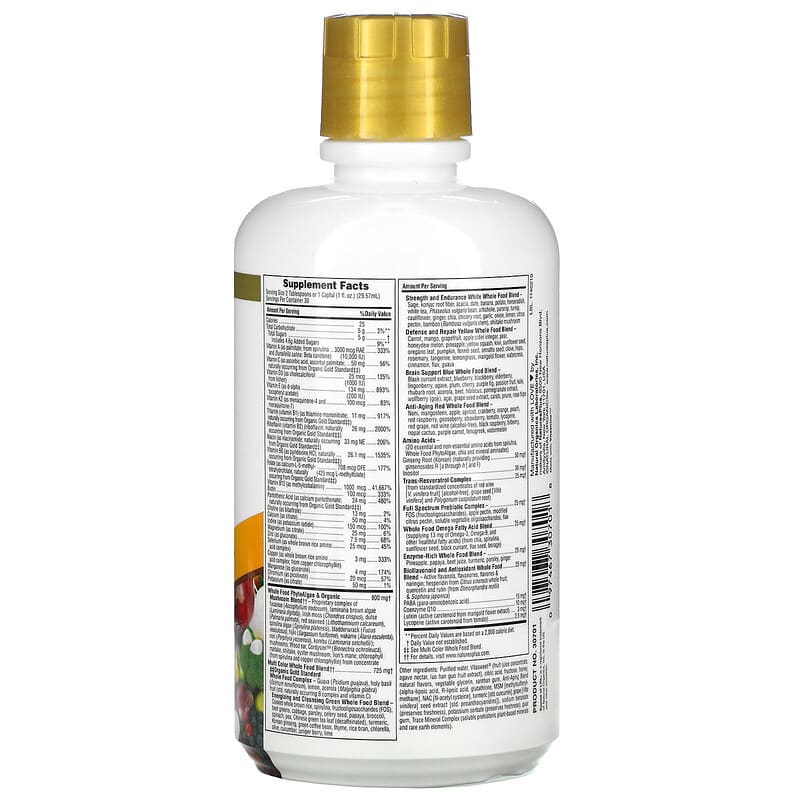 NaturesPlus, Source of Life, Gold Liquid, Tropical Fruit, 30 fl oz (887.10 ml) 97467307018