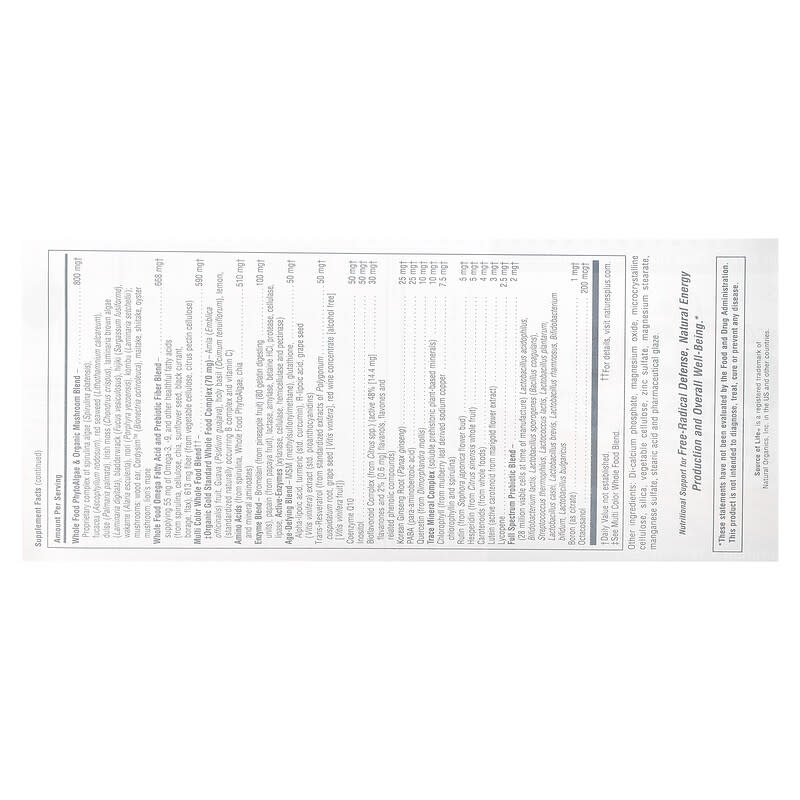 NaturesPlus, Source Of Life Gold Tablets, Ultimate Multi-Vitamin Supplement, 180 Tablets 97467307124