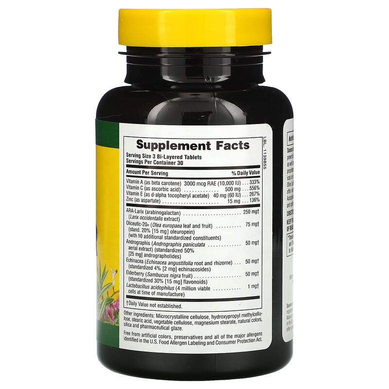 NaturesPlus, Source of Life, Immune Booster, 90 Tablets 97467030886