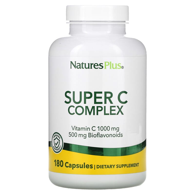 NaturesPlus Super C Complex 180 Capsules 97467024847