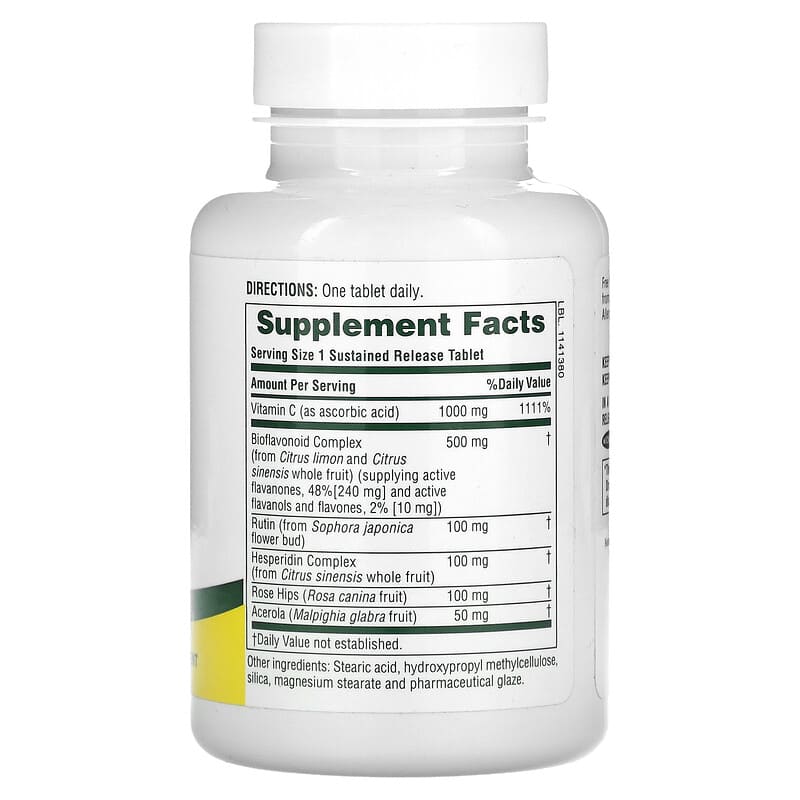 NaturesPlus, Sustained Release Super C Complex, 60 Tablets 97467024793