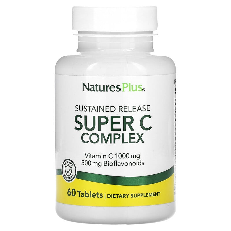 NaturesPlus Sustained Release Super C Complex 60 Tablets 97467024793
