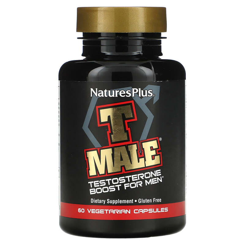 NaturesPlus T Male Testosterone Boost For Men 60 Vegetarian Capsules 97467048713