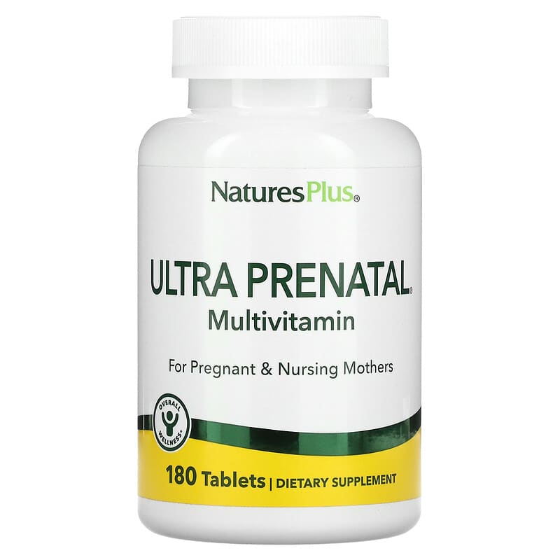 NaturesPlus Ultra Prenatal Multivitamin 180 Tablets 97467030855