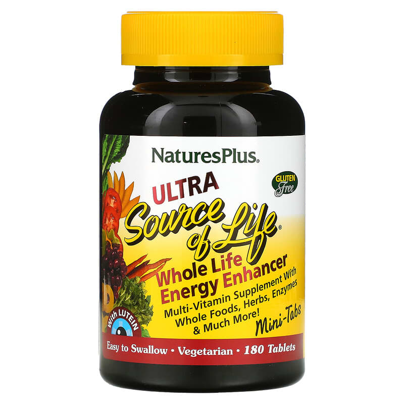 NaturesPlus Ultra Source of Life Whole Life Energy Enhancer 180 Tablets 97467305229