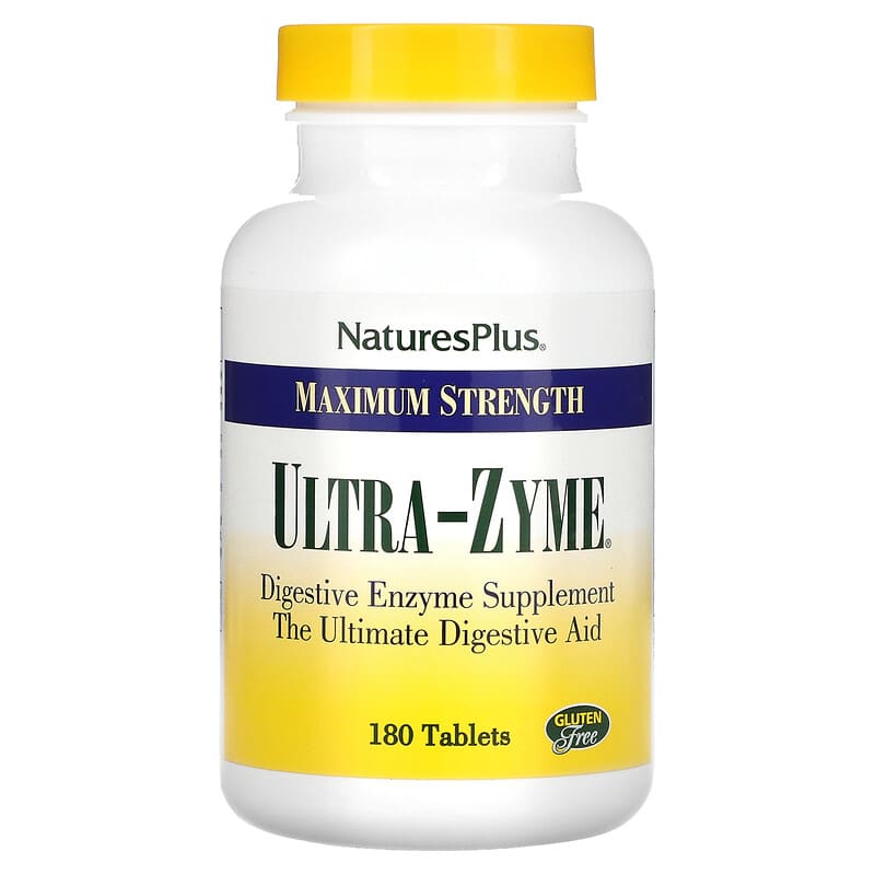 NaturesPlus Ultra-Zyme Maximum Strength 180 Tablets 97467044531