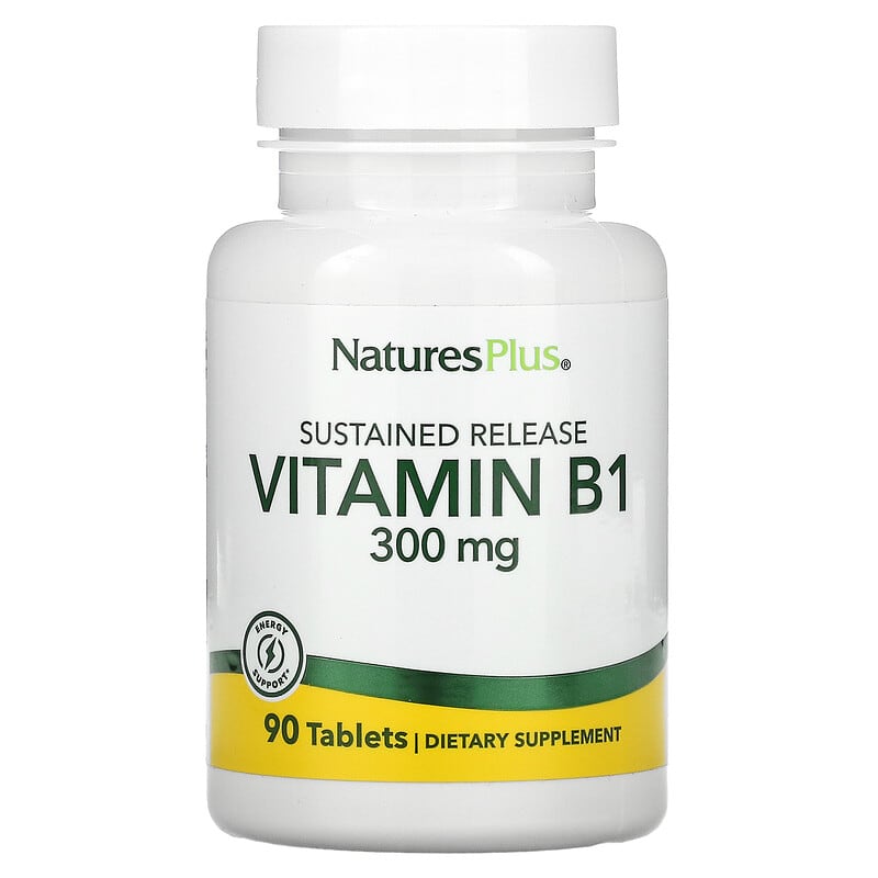 NaturesPlus Vitamin B1 300 mg 90 Tablets 97467016057