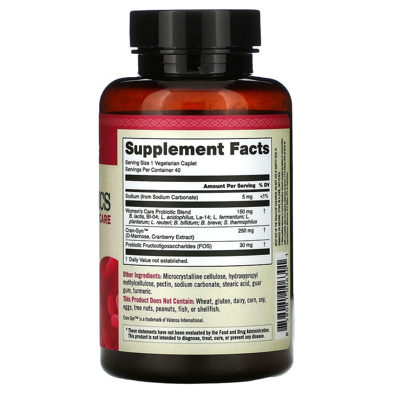 NatureWise, Time Release Probiotics, Women's Care, 40 Time Release Caplets 858081006301