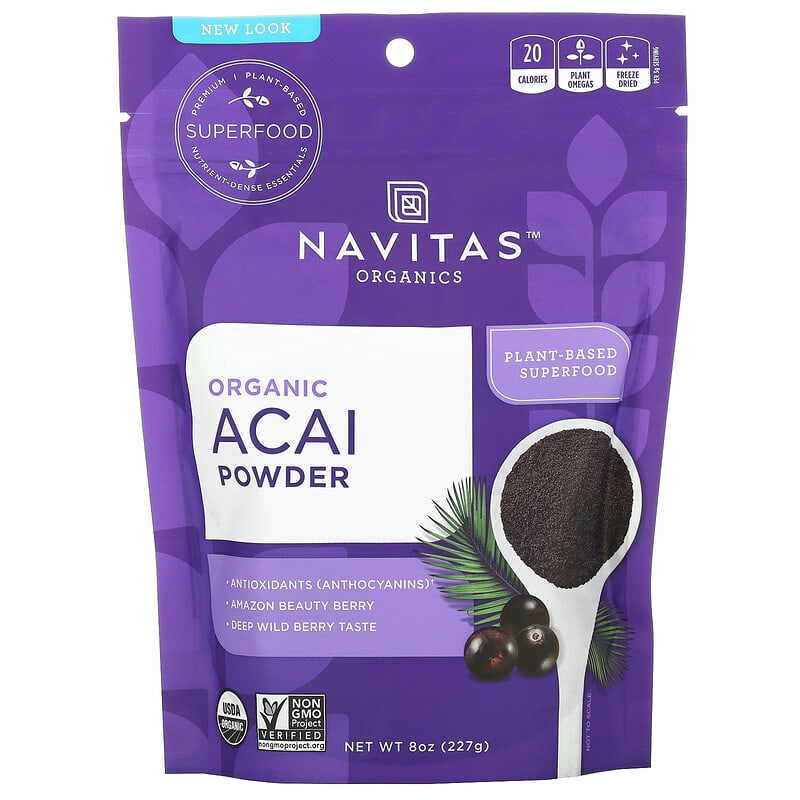 Navitas Organics Organic Acai Powder 8 oz (227 g) 858847000376