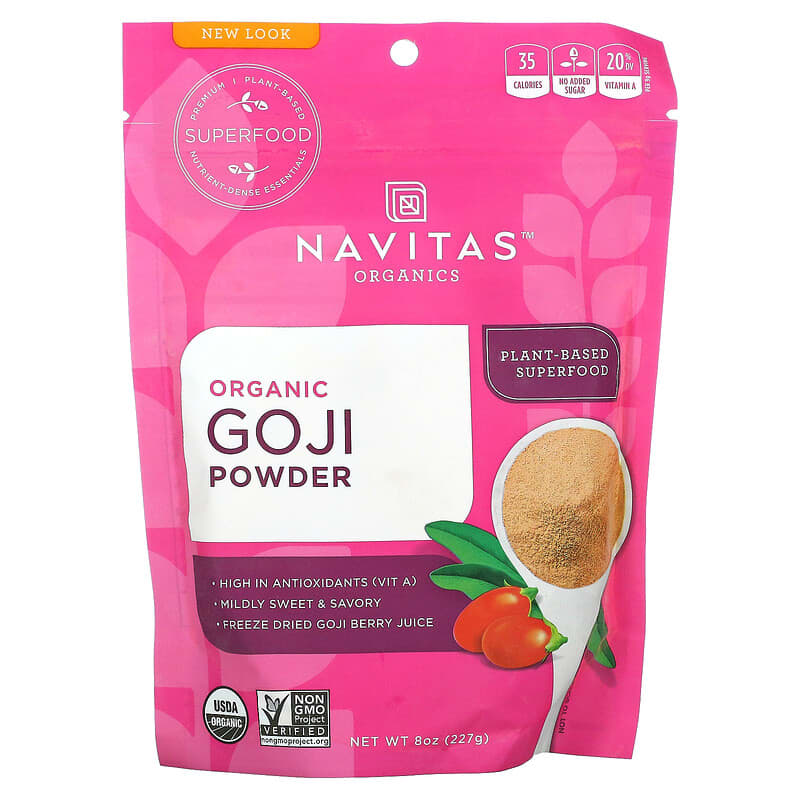 Navitas Organics Organic Goji Powder 8 oz (227 g) 858847000635