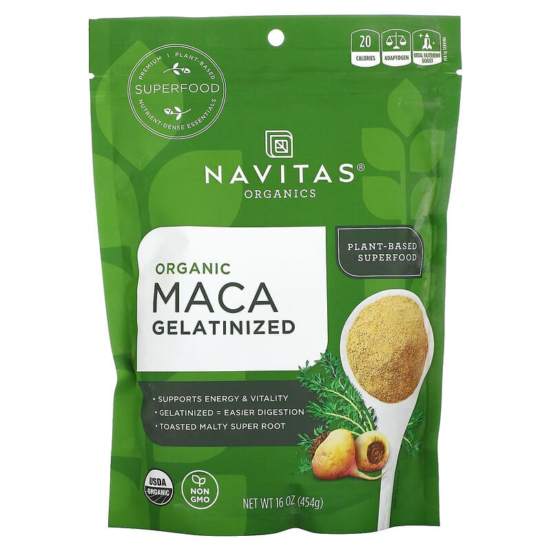 Navitas Organics Organic Maca Gelatinized 16 oz (454 g) 858847000567