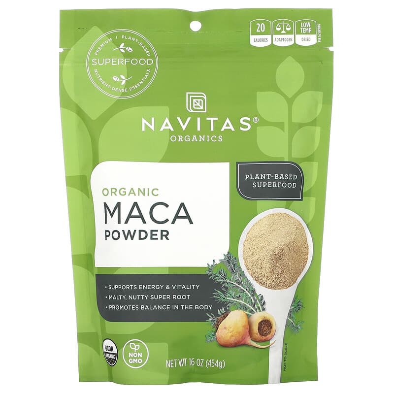 Navitas Organics Organic Maca Powder 16 oz (454 g) 858847000512