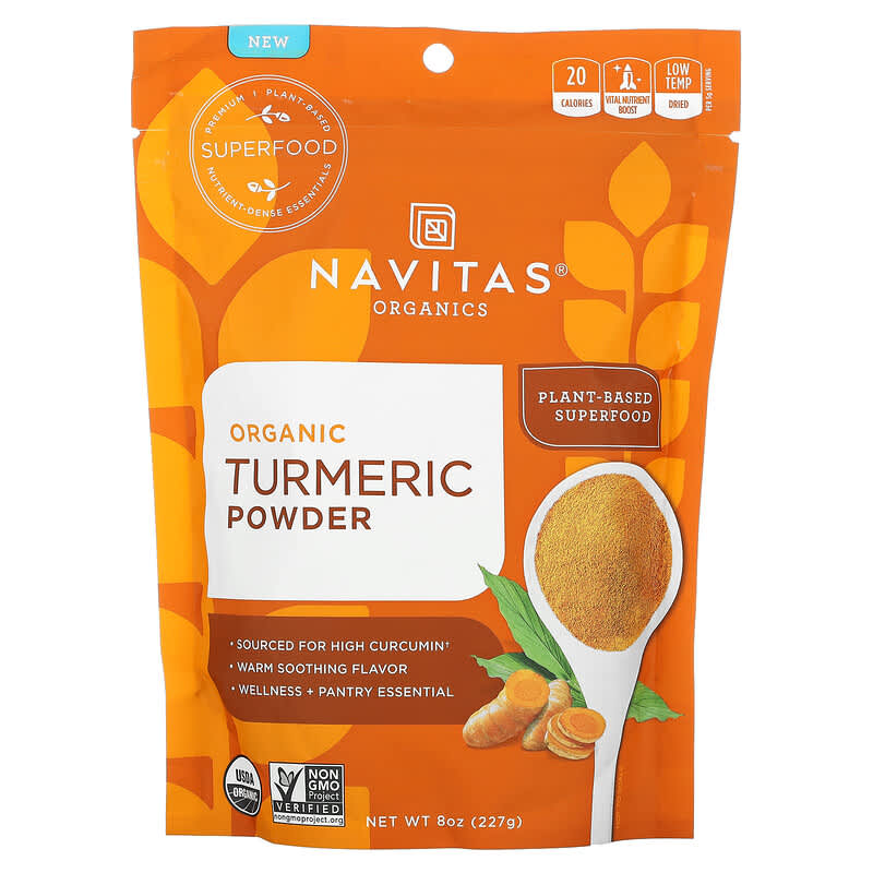 Navitas Organics Organic Turmeric Powder 8 oz (227 g) 811961021320