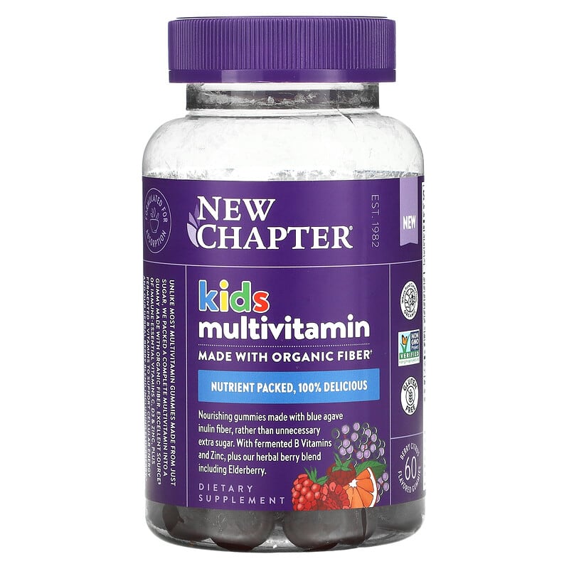 New Chapter Kid's Multivitamin Berry Citrus 60 Gummies 727783903518