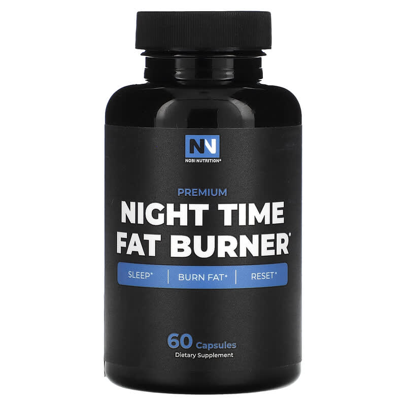 Nobi Nutrition Premium Night Time Fat Burner 60 Capsules 850018274067