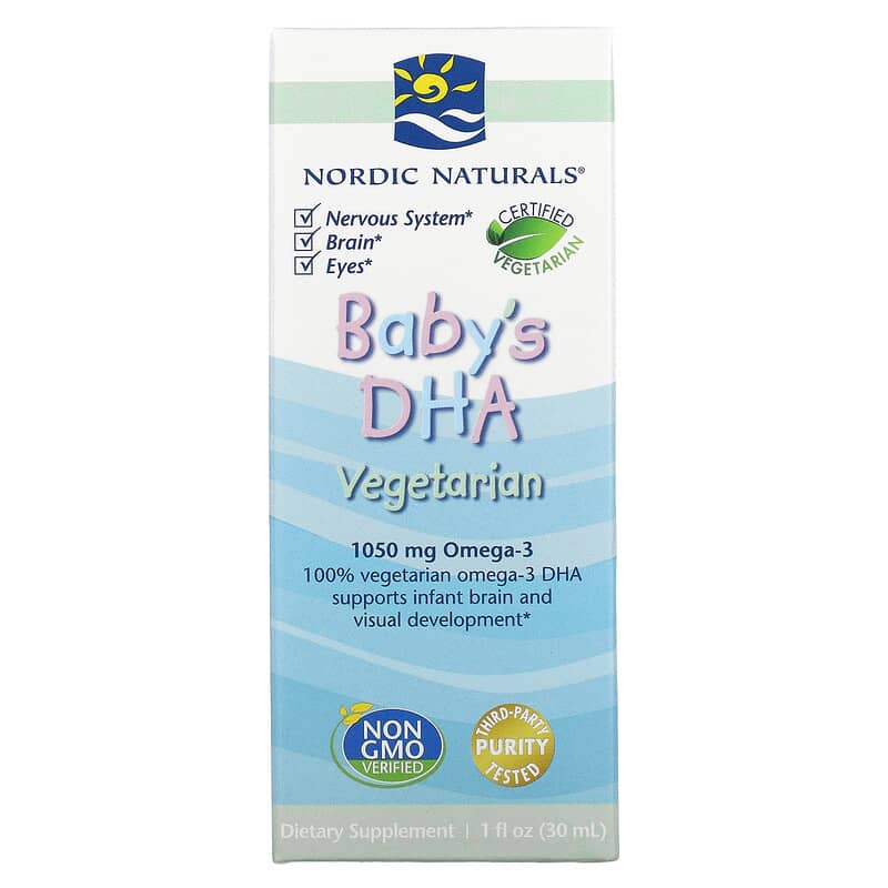 Nordic Naturals Baby's DHA Vegetarian 1 fl oz (30 ml) 768990016707