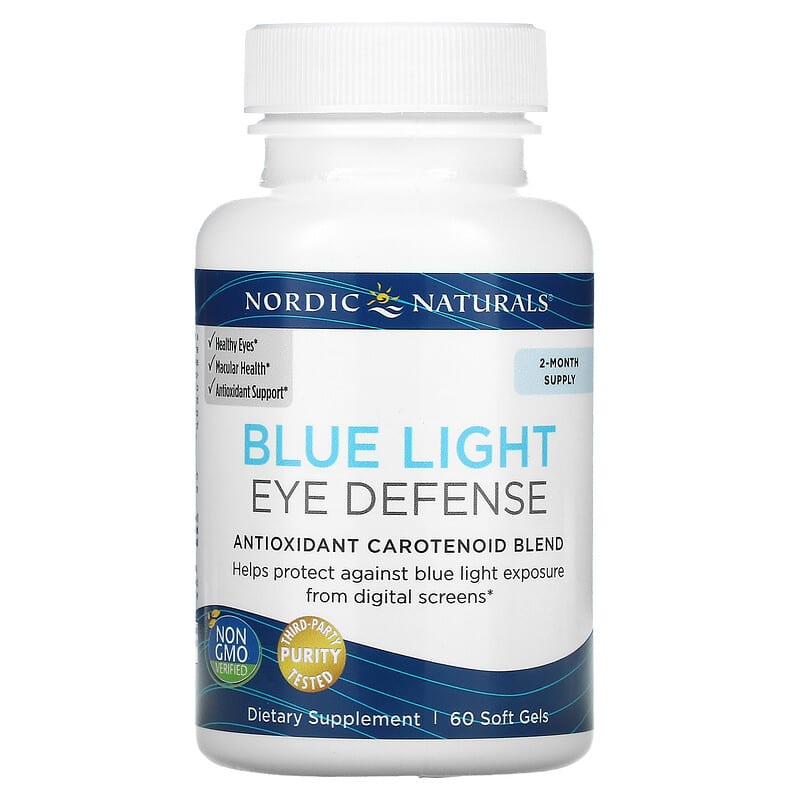 Nordic Naturals, Blue Light Eye Defense, 60 Softgels 768990018398