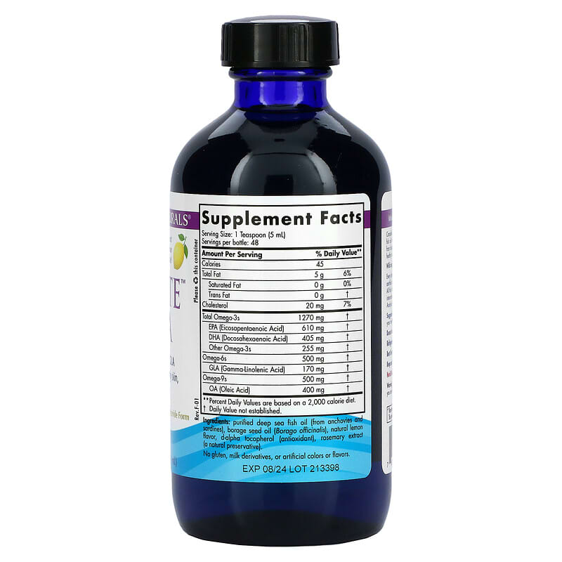 Nordic Naturals, Complete Omega, Lemon, 8 fl oz (237 ml) 768990027734