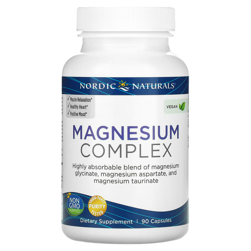Nordic Naturals, Magnesium Complex, 90 Capsules 768990015335