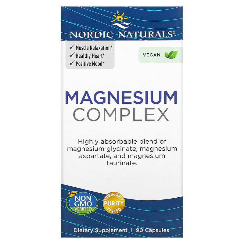 Nordic Naturals Magnesium Complex 90 Capsules 768990015335