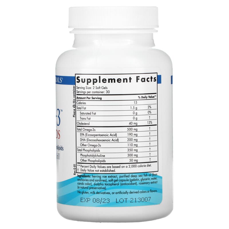 Nordic Naturals, Omega-3 Phospholipids, 60 Soft Gels 768990016219