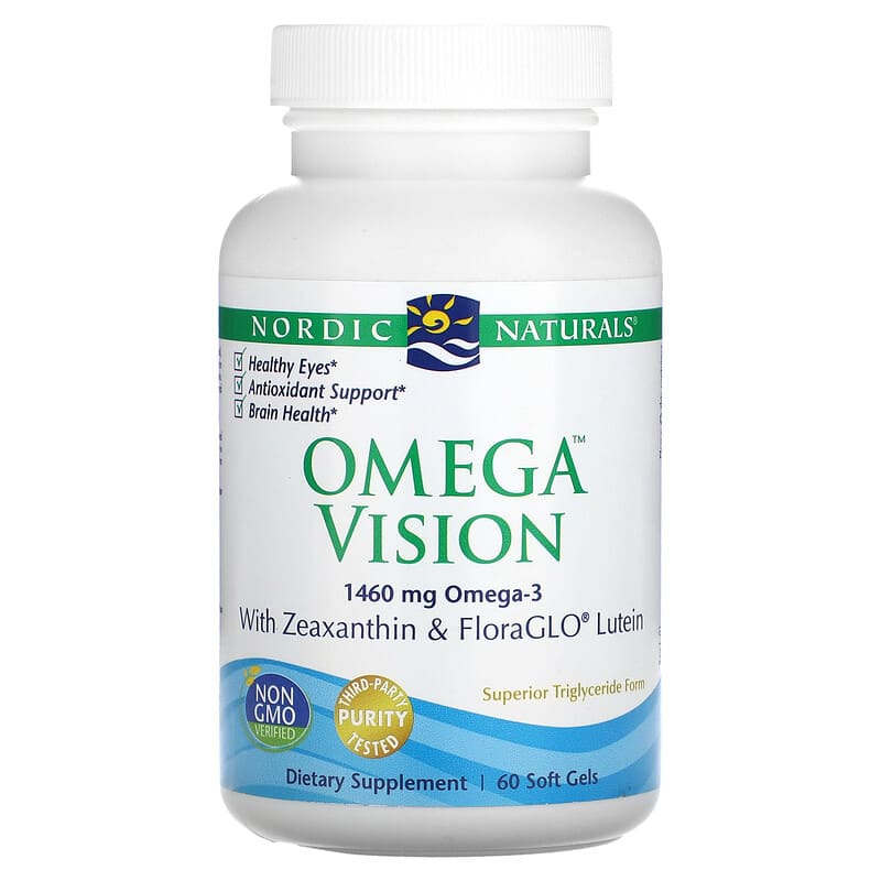 Nordic Naturals Omega Vision 730 mg 60 Soft Gels 768990018404
