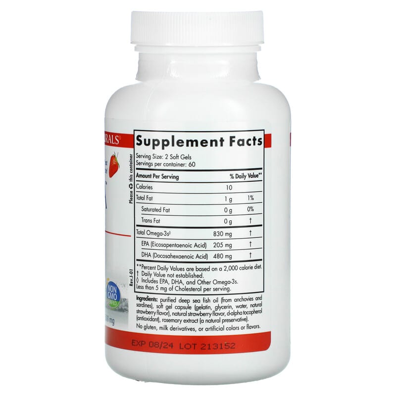 Nordic Naturals, ProDHA, Strawberry, 250 mg, 120 Soft Gels 768990510908