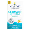 Nordic Naturals Ultimate Omega Lemon 640 mg 180 Soft Gels 768990037900