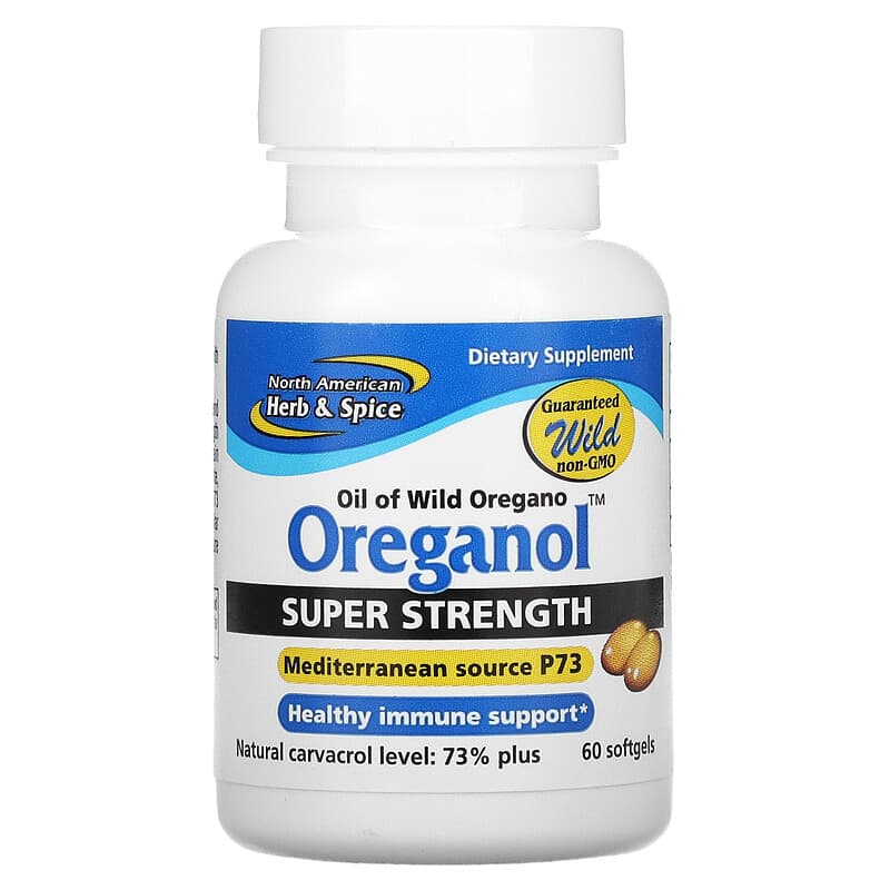 North American Herb & Spice Co. Oreganol Super Strength 60 Softgels 635824002345