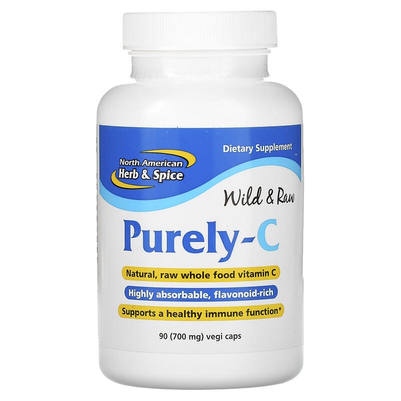 North American Herb & Spice Co. Purely-C 700 mg 90 Vegicaps 635824000280
