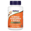 NOW Foods 8 Billion Acidophilus & Bifidus 120 Veg Capsules 733739029324