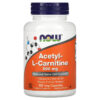 NOW Foods Acetyl-L-Carnitine 500 mg 100 Veg Capsules 733739000767