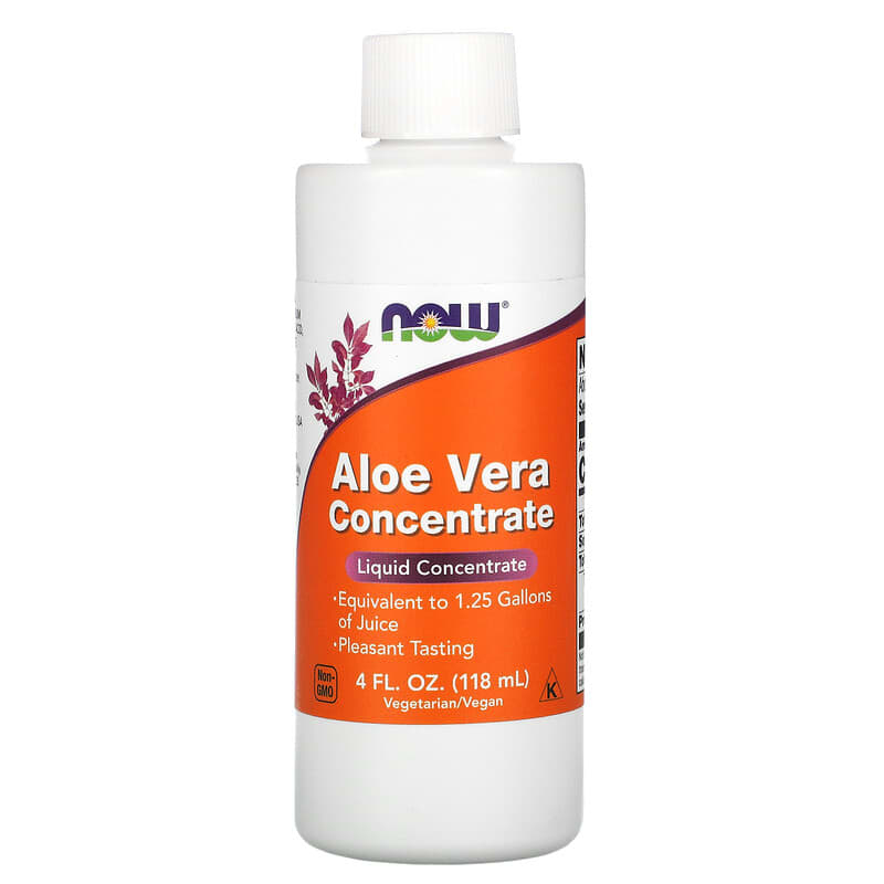 NOW Foods Aloe Vera Concentrate 4 fl oz (118 ml) 733739030306