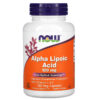 NOW Foods Alpha Lipoic Acid 100 mg 120 Veg Capsules 733739030412