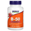 NOW Foods B-50 100 Veg Capsules 733739004208