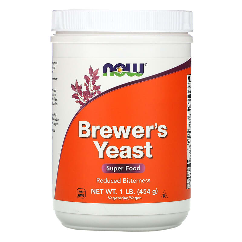 NOW Foods Brewer's Yeast Super Food 1 lb (454 g) 733739024206