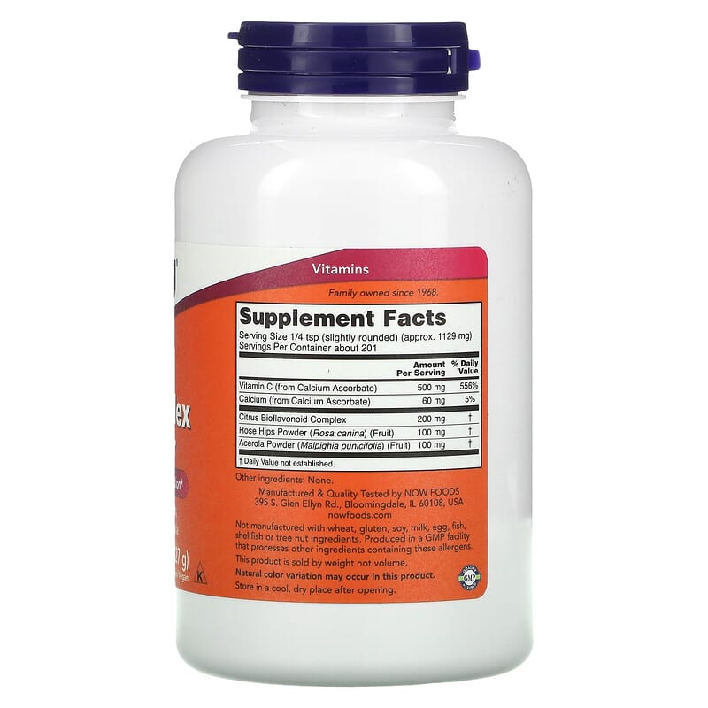 NOW Foods, Buffered C-Complex Powder, 8 oz (227 g) 733739007704