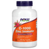 NOW Foods C-1000 Zinc Immune  180 Veg Capsules 733739006950