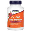 NOW Foods C-1000 Zinc Immune Vitamin C 1,000 mg & Zinc 15 mg  90 Veg Capsules 733739006943