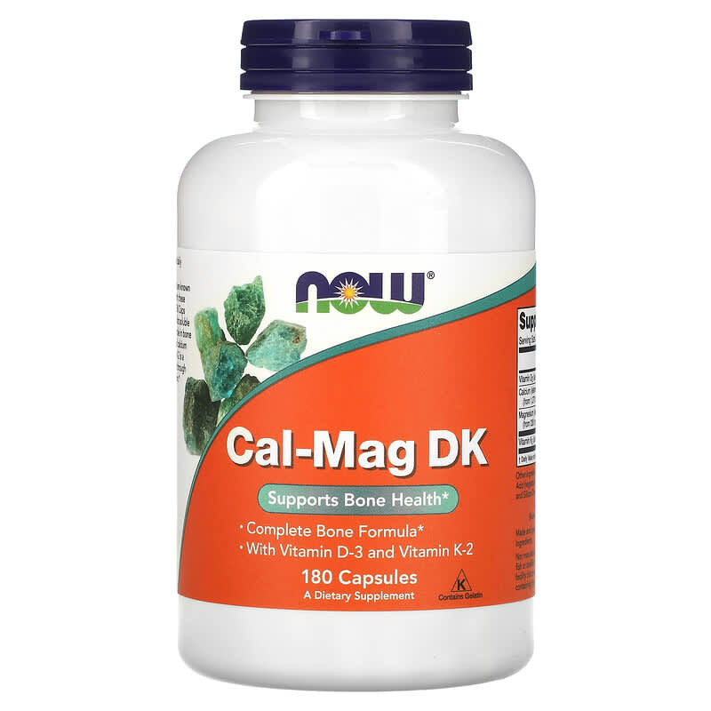 NOW Foods Cal-Mag DK 180 Capsules 733739012678