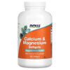 NOW Foods Calcium & Magnesium with Vitamin D-3 and Zinc 240 Softgels 733739012524