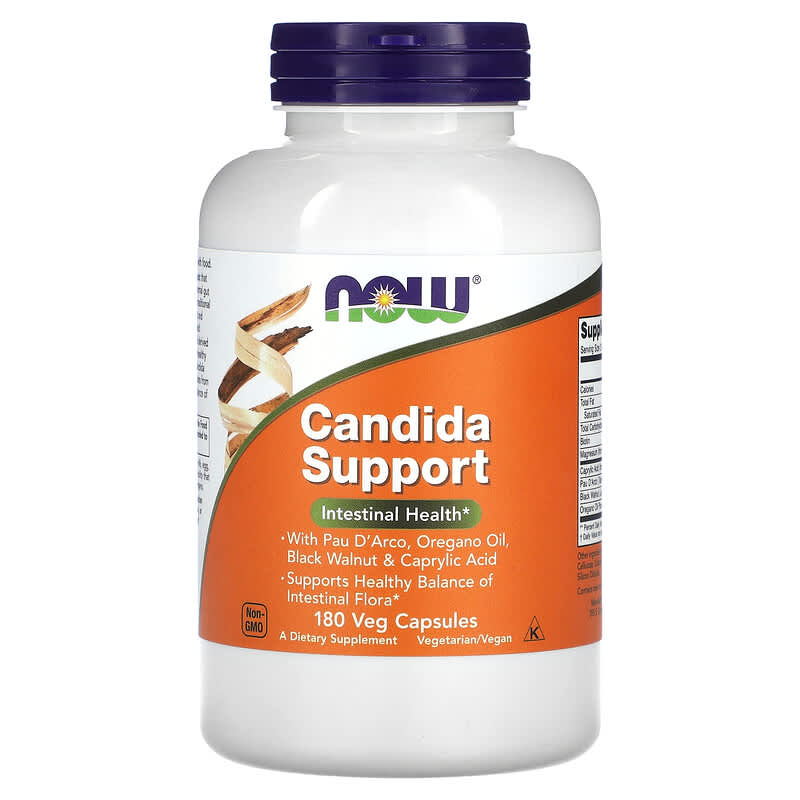 NOW Foods Candida Support 180 Veg Capsules 733739033192