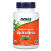 NOW Foods Certified Organic Spirulina 500 mg 200 Tablets 733739026989