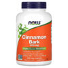 NOW Foods Cinnamon Bark 600 mg 240 Veg Capsules 733739046376