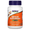 NOW Foods Clinical GI Probiotic 50+ Formula 60 Veg Capsules 733739029195