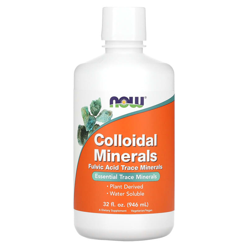 NOW Foods Colloidal Minerals 32 fl oz (946 ml) 733739014054